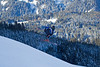 VAL GARDENA, ITALY - DECEMBER 12: Marco Sullivan of USA  takes to the air on the Saslong course whilst taking part in the first official training session for the Audi FIS Alpine Ski World Cup Downhill race on December 12 2012 in Val Gardena, Italy. (Photo by Mitchell Gunn/ESPA) Image may be used for editorial purposes only.