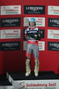 SCHLADMING, AUSTRIA - FEBRUARY 11:  Ted Ligety of the USA on the podium after winning the Alpine FIS Ski World Championships Super Combined race on February 11, 2013 in Schladming, Austria, (Photo by Mitchell Gunn/ESPA) Image may be used for editorial purposes only.
