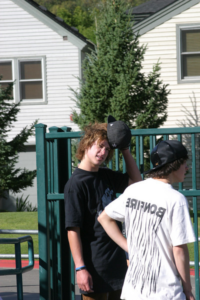 U.S. Snowboarding Rookies enjoy a morning at the skate park
Broc Warring and Matt Ladley
Photo: Katie Perhai/U.S. Snowboarding