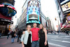 Liz Stephen, Jerett "Speedy" Peterson and Stacey Cook
Athletes pose in front of the Nasdaq sign in Times Square. October 29, 2009 Photo © 2008, The NASDAQ OMX Group, Inc.