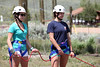 Serena Shaw and Brittany Lathrop
2011 Rookie Camp ropes course.
Photo: Sarah Ely/USSA