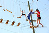 2012 Rookie Camp: Believe and Achieve
Front l-r: Mac Bohonnon and Madison Olsen
Ropes course at the NAC for team building.
Photo: Sarah Brunson/USSA