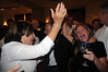 Sheika Gramshammer and Ceil Foltz embrace as the FIS Council awards Beaver Creek/Vail the 2015 FIS Alpine World Ski Championships. (USSA)