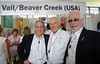 John Garnsey, Pepi Gramshammer and Erik Borgen pose in front of the Beaver Creek/Vail booth at the FIS Congress in Antalya, Turkey. The USA is bidding for the FIS 2015 Alpine Ski World Championships with candidate Beaver Creek/Vail. (USSA)