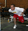 ussa > Tyler Jewell does 90 seconds worth of one legged squats. (Lindsey Sine/USSA)