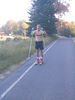 ussa > Andrew Johnson during interval training on Lake Placid's Bear Cub Road (credit: USSA)